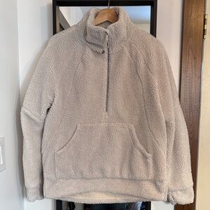 lululemon Light Beige Sherpa Pullover
